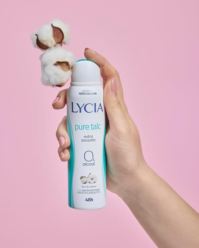Detalle 2 de Lycia Pure Talc Antiodorant Spray 150 ml – déodorant corps et bain