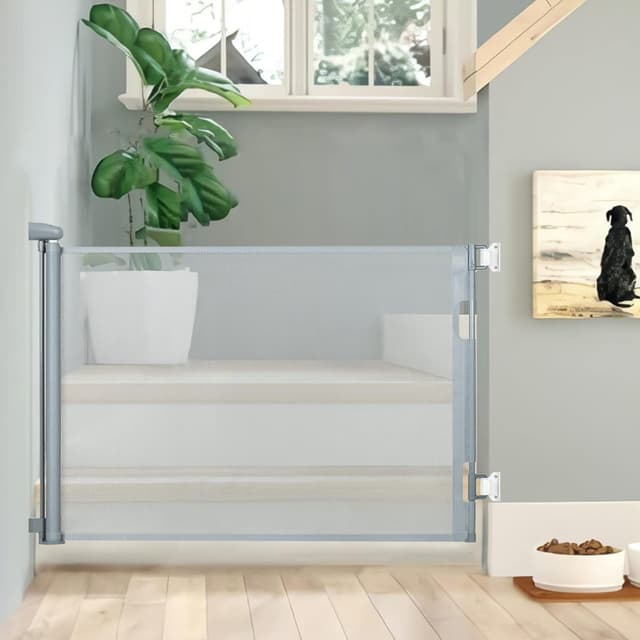 Thumbnail 5 de Treppenschutzgitter ausziehbar 0-180 cm Grau