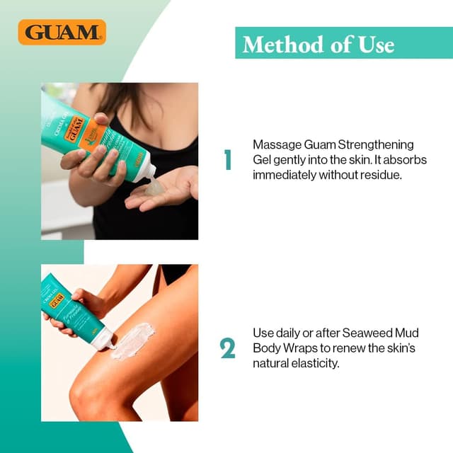 Detalle de Guam Fanghi d’Alga Crema Gel Freddo 250 ml: gel freddo tonificante con effetto rinfrescante