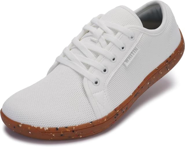 Detalle de WHITIN Women’s Minimalist Sneakers with Wide Toe Box, Zero-Drop Flat Sole