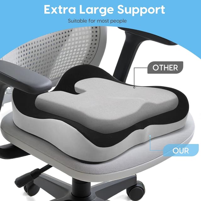 Thumbnail 4 de DmTown Memory Foam Seat Cushion for Tailbone Pain