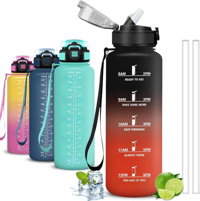 Imagen de Mujigaga Borraccia 1,5 litri con cannuccia en OfertitasTOP