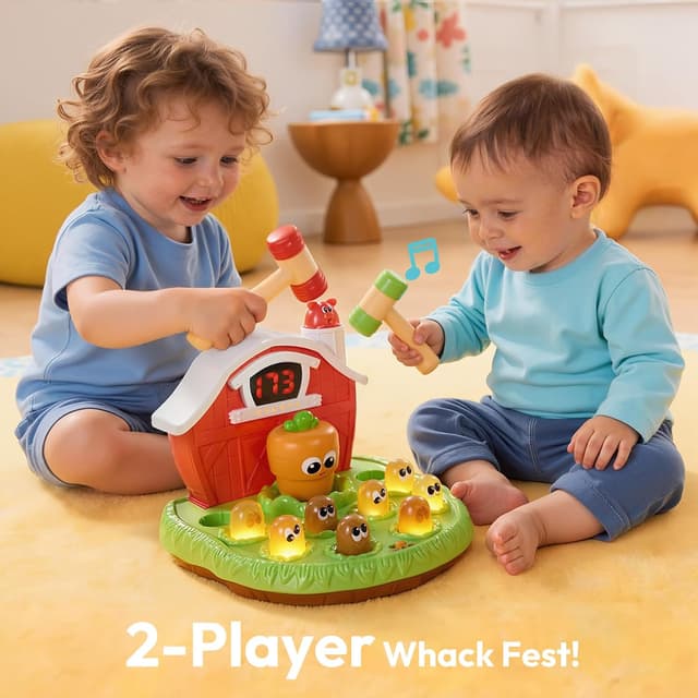 Detalle de lalalark JOVA Game for Toddlers (Ages 2–5) with Light & Sound, 4 Modes, 40 Levels