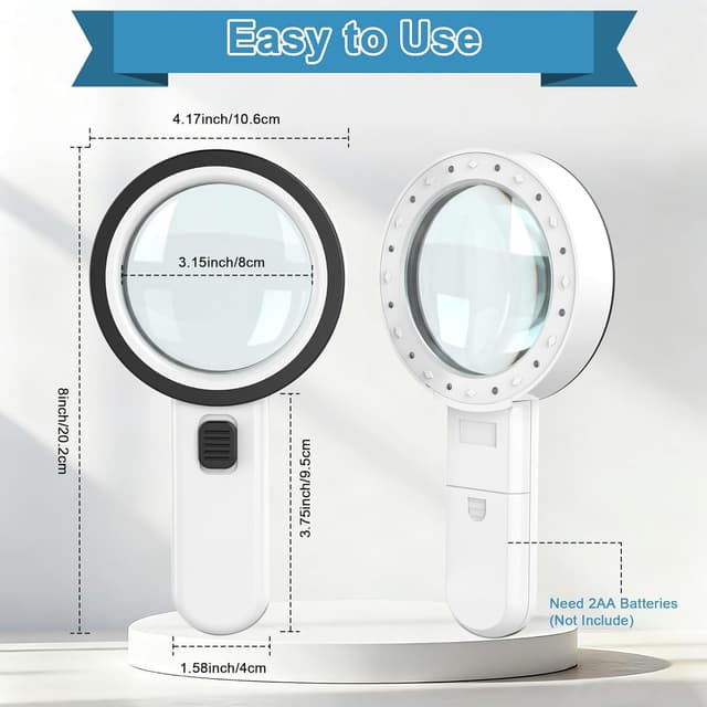 Thumbnail 3 de Nazano Ultra-Clear Magnifying Glass with Light