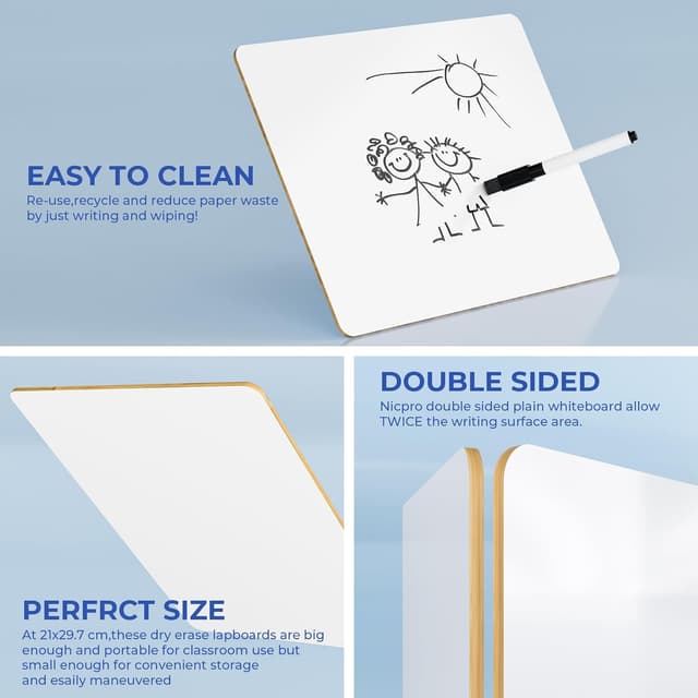 Detalle de Nicpro Lavagna Cancellabile 42 x 30cm A3 🧾