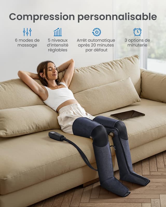Thumbnail 2 de RENPHO Bottes Pressothérapie Jambes 360° 🦵