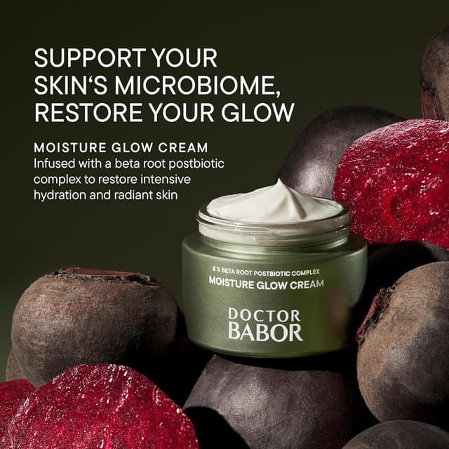 Detalle de BABOR DOCTOR BABOR Microbiomic Moisture Glow Cream 50 ml – crema viso idratante vegana
