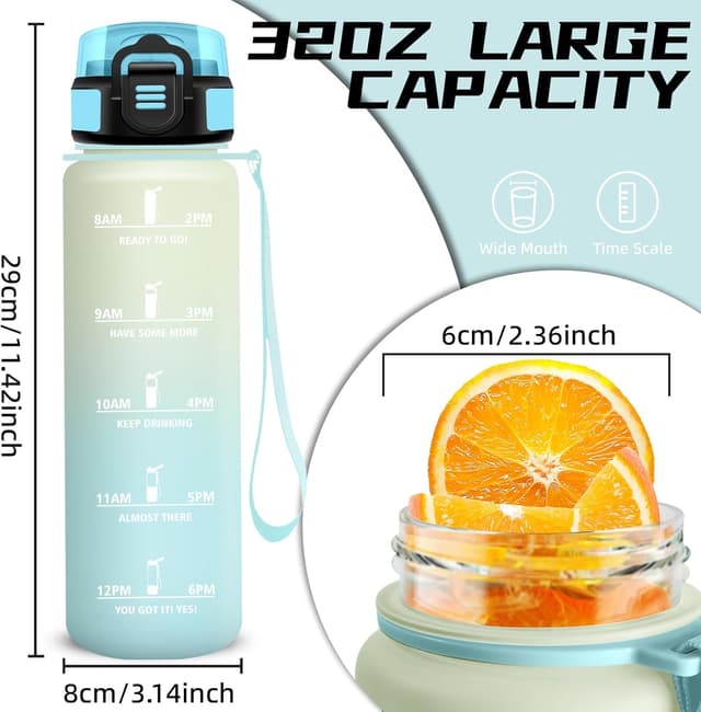 Thumbnail 4 de Mujigaga Botella 1 L a prueba de fugas