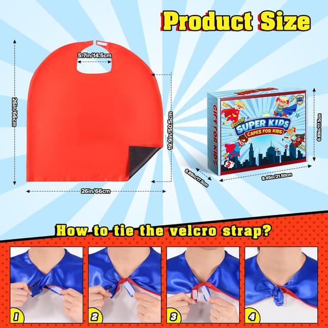 Thumbnail 2 de Kids Themed Capes and Mask 3-6 Years