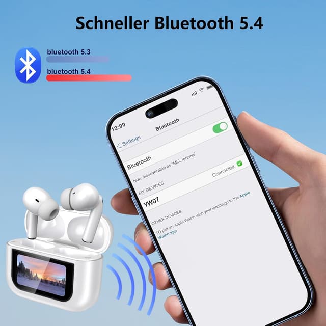 Thumbnail 6 de Bluetooth Kopfhörer 2025 mit Touchscreen und ANC