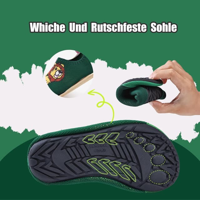 Detalle 2 de IceUnicorn Kinder-Hausschuhe: atmungsaktive, leichte Slipper mit rutschfester Sohle