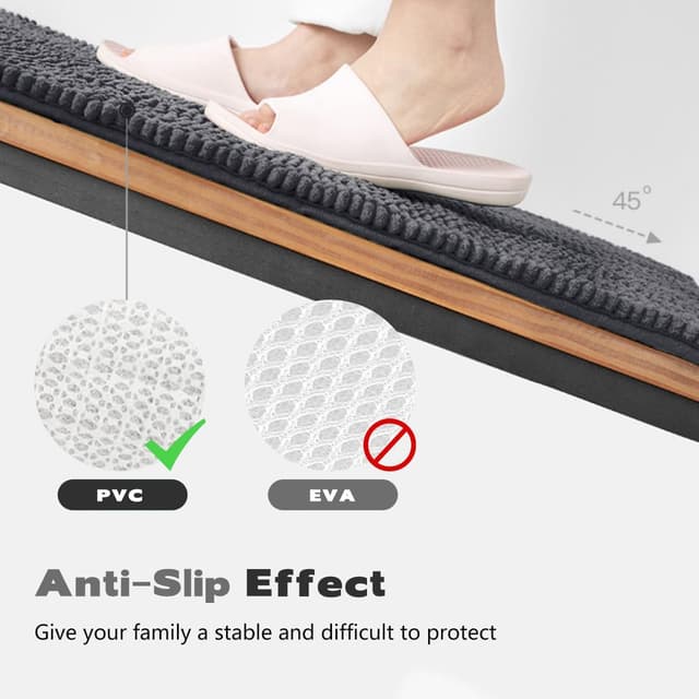 Thumbnail 2 de UHOUSEST Tapis de bain 40 x 60 cm antidérapant