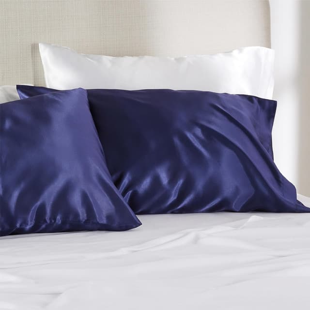Thumbnail 4 de Bedsure Satin Pillowcase for Hair 50x75 Navy