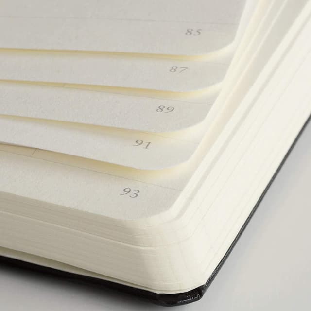 Detalle 2 de Pocket Notizbuch A6 Hardcover marine