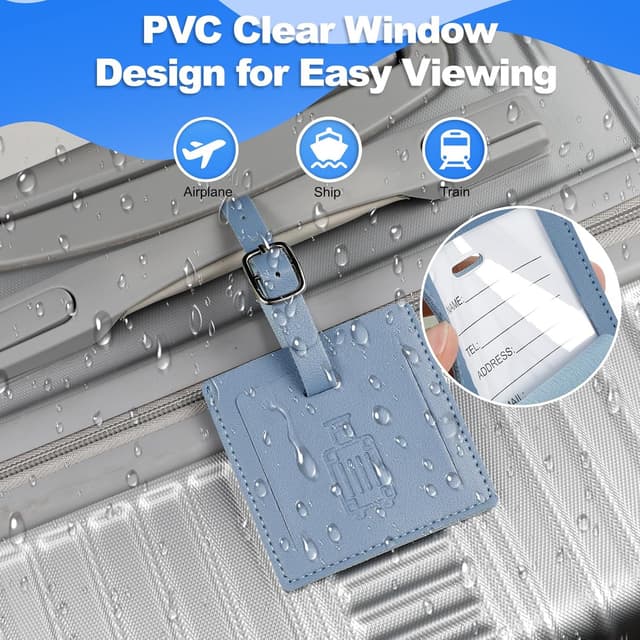 Thumbnail 4 de Cozary Etichette Valigie 5 pezzi 7,5 cm