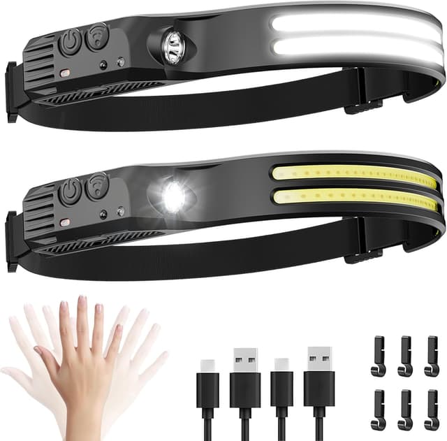 Detalle de Dopalloy Head Torch Rechargeable 2 Pack