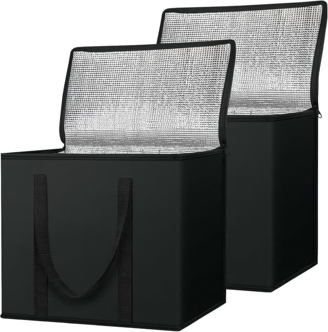 Detalle de BALEINE 2Pk Insulated Grocery Bag 16x13x9 🛍