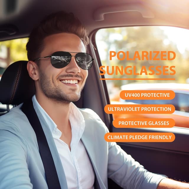 Detalle 2 de Pilot polarized sunglasses UV400 for driving