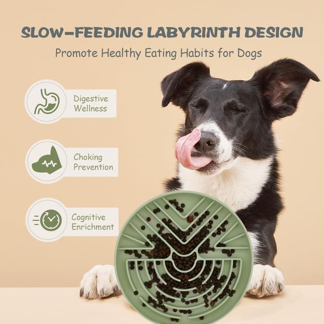 Thumbnail 5 de Lesipee Slow Feeder Dog Bowl 7.5"