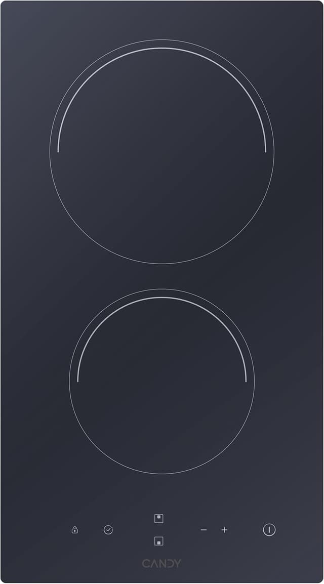 Detalle 2 de Candy CDH30 Piano cottura 2 fuochi in vetroceramica con Touch Control, timer e blocco sicurezza