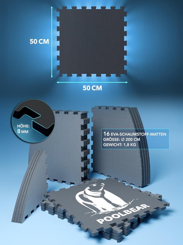 Detalle 2 de PoolBear Whirlpool Unterlage 200 cm rund