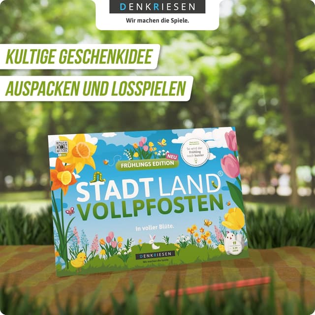 Detalle 1 de Stadt Land VOLLPFOSTEN Frühlings Edition DIN A4 Spielblock