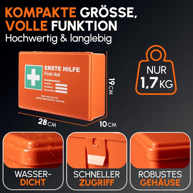 Thumbnail 6 de Erste Hilfe Kasten DIN 13157:2021 🩹