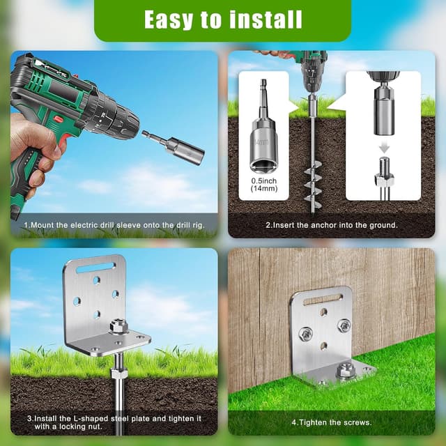 Detalle 1 de Zeltheringe Erdanker Bodenanker 67 cm