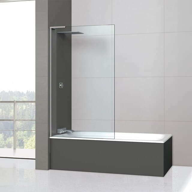 Detalle de Ibermampara Módena-8 mampara bañera 147 cm, 8 mm vidrio 👍