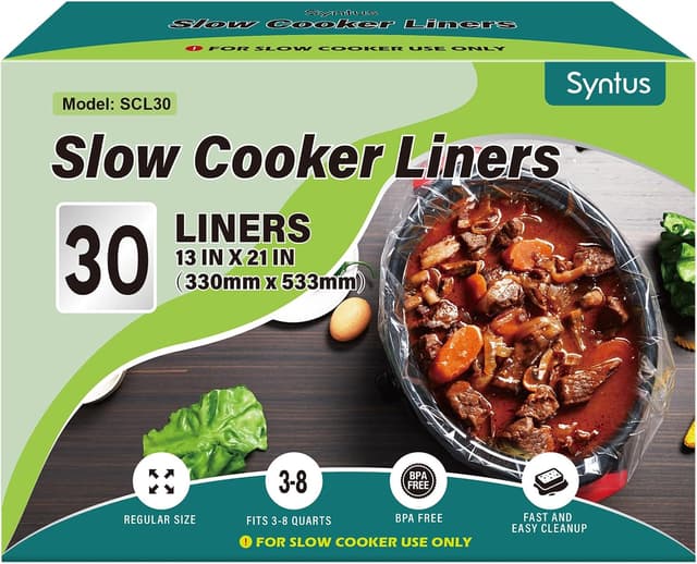Imagen de Syntus Slow Cooker Liners 30 Count 🍲 en OfertitasTOP
