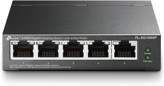 Detalle 2 de TP-Link TL-SG1005P 5-Port Gigabit PoE Switch