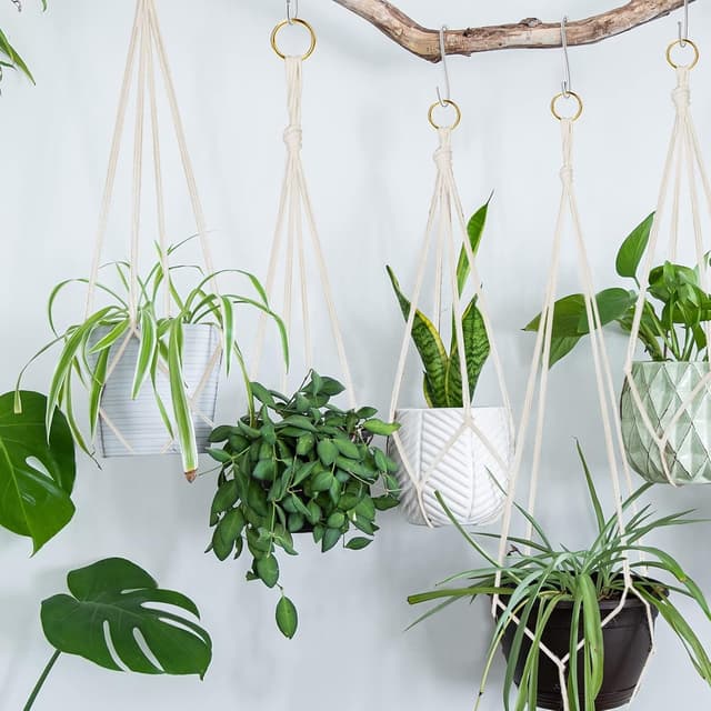 Thumbnail 6 de flintronic Hanging Planters Baskets 80cm pack