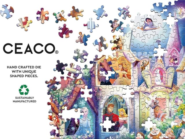Detalle de Ceaco Disney Princess Castle 2000-Piece Jigsaw Puzzle