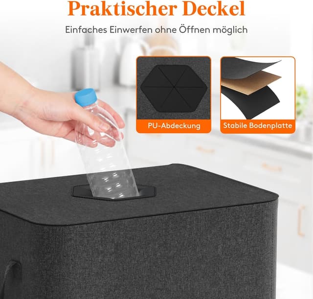 Detalle de Lifewit Pfandflaschen Sammelbehälter 100L