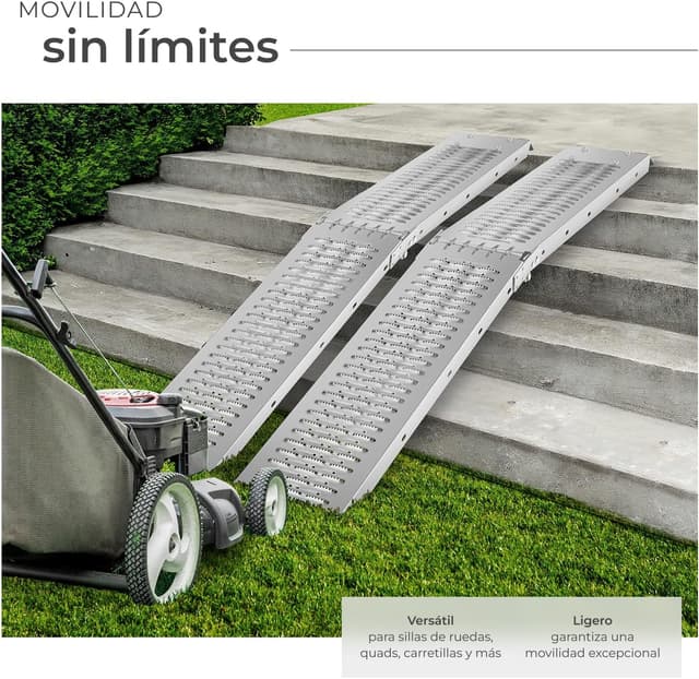 Thumbnail 2 de tectake® 2X Rampas plegables 186 cm para carga