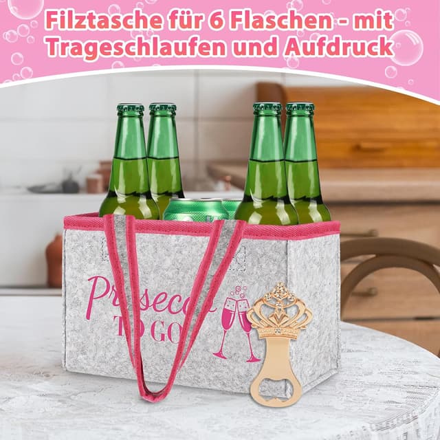 Detalle 2 de WenmthG Damen Flaschentasche 6 Flaschen