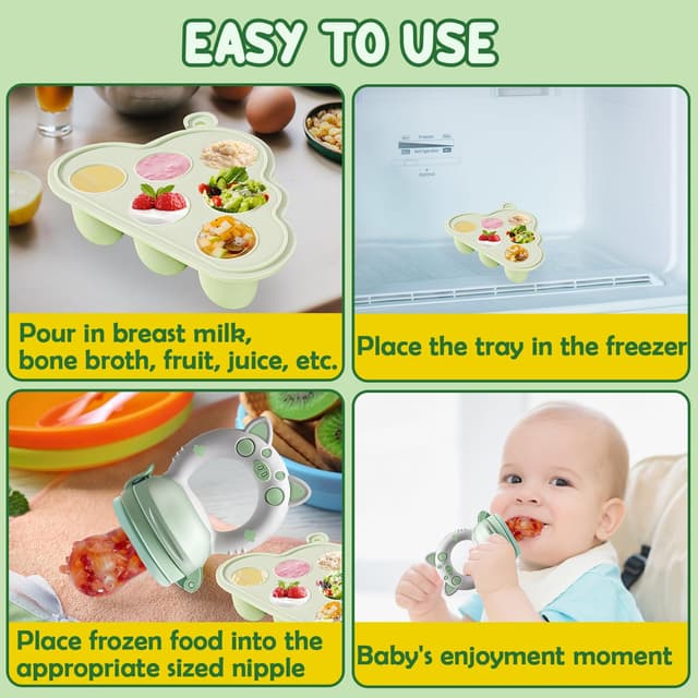 Detalle 2 de Fruchtsauger Baby Set für ab 3 Monate