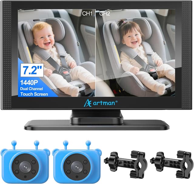 Imagen de Artman 2-Kids Baby Car Camera Monitor en OfertitasTOP