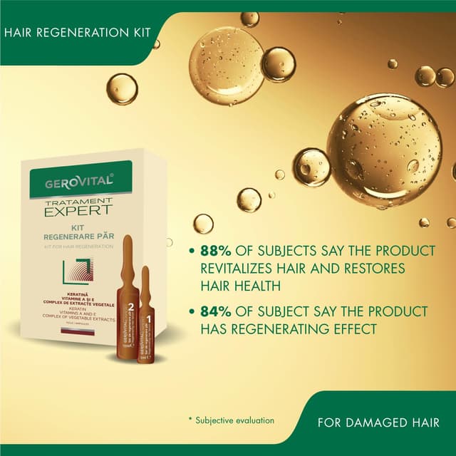 Thumbnail 3 de Gerovital Tratament Expert Haarregenerierendes Serum-Kit mit Keratin, Vitamin A & E (10 x 5 ml & 10 x 10 ml)