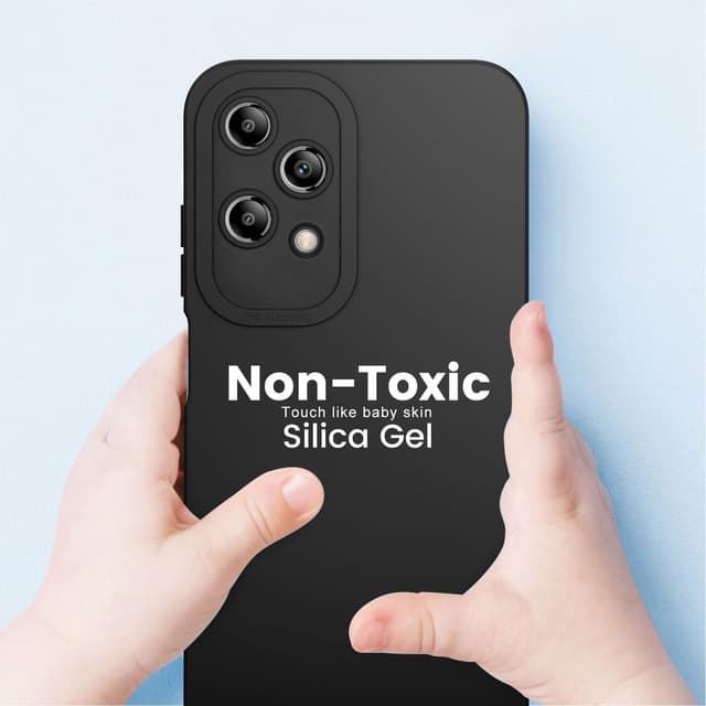 Thumbnail 6 de Tenphone coque en silicone souple pour Honor 200 Lite 5G (noir) – étui antichoc avec protection caméra