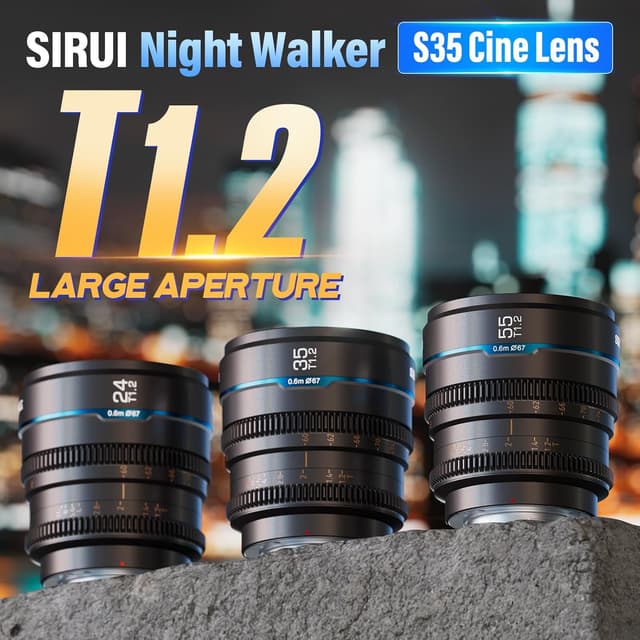 Detalle 1 de SIRUI Night Walker S35 Cine-Objektiv T1.2