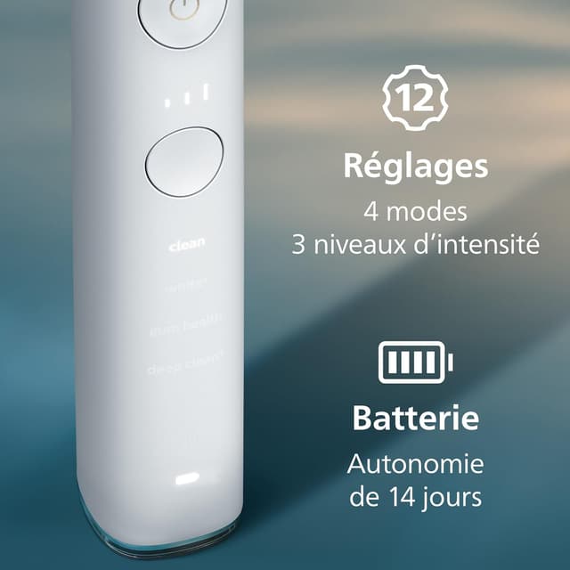 Thumbnail 6 de Philips Sonicare DiamondClean 9000 HX9914/62, lot de 2