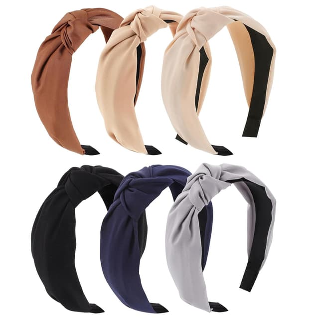 Imagen de 6 Stück verknotete Haarreifen 16 cm en OfertitasTOP