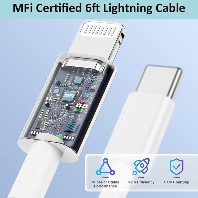 Detalle 2 de iPhone Fast Charger 2-Pack 6FT