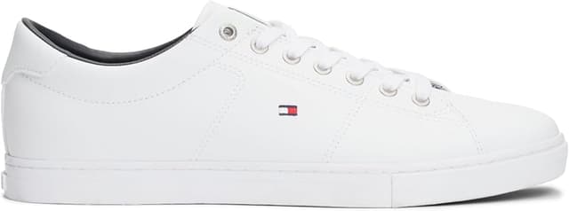 Thumbnail 4 de Tommy Hilfiger Essential Leather Sneaker 👟 Hombre Blanco 42