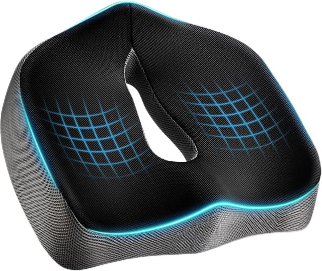 Detalle de POOTACK memory foam seat cushion pad