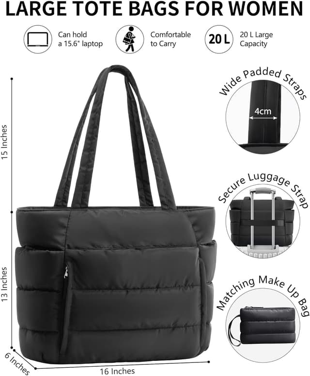 Thumbnail 2 de Bagstellar Puffer Tote Bag 20L