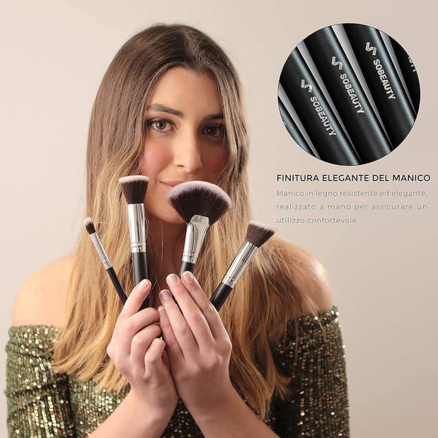 Thumbnail 4 de SOBEAUTY set 15 pennelli trucco vegani 🎨