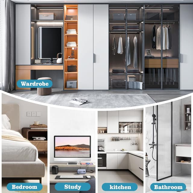 Thumbnail 5 de UHOUSEST 6 Pack Wardrobe Dehumidifier Hanging Bags