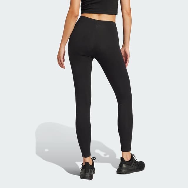 Detalle 2 de adidas Essentials Linear Cotton Leggings XS negro/blanco